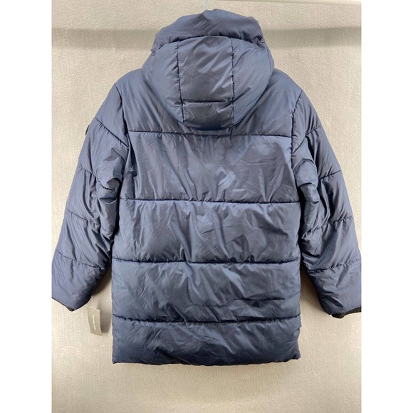 Michael Kors Coat kids Sz 14/16 Hooded Puffer Jacket in Midnight Blue Warm. - Picture 15 of 16